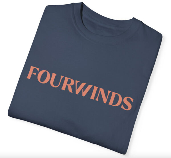 FOURWINDS T-Shirt (Teal with Peach Logo)
